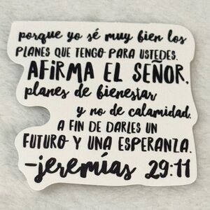$2 for $5 / $4 Each ~~ Religious Sticker / Calcomunia Religious